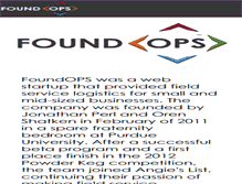 Tablet Screenshot of foundops.com